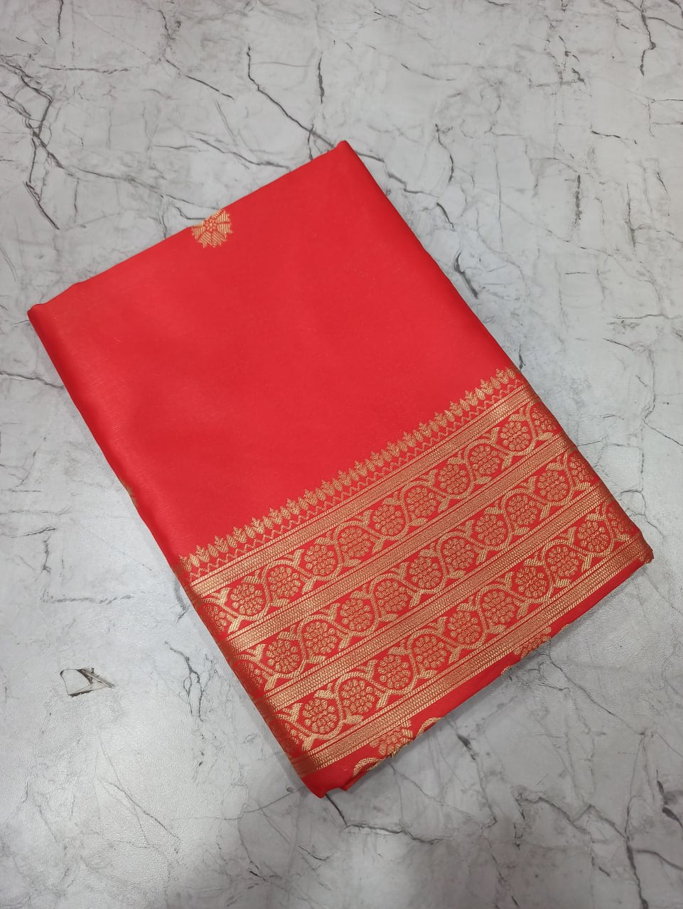 Red Banarasi Wedding Saree