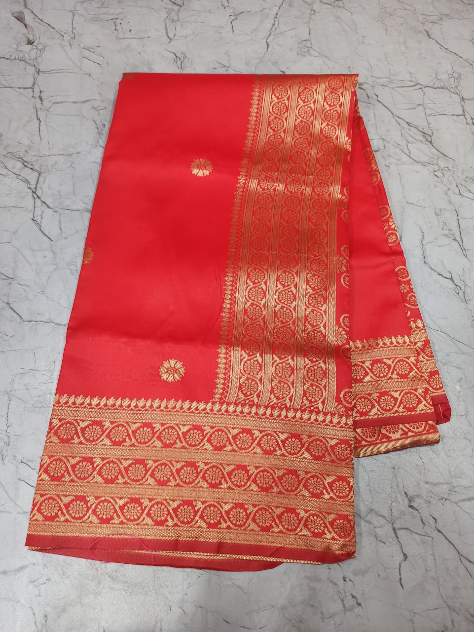 Red Banarasi Wedding Saree