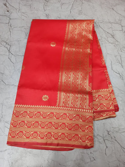 Red Banarasi Wedding Saree