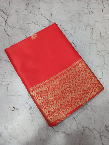 Red Banarasi Wedding Saree