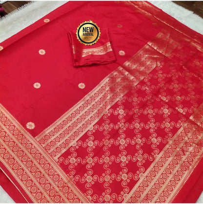 Red Banarasi Wedding Saree