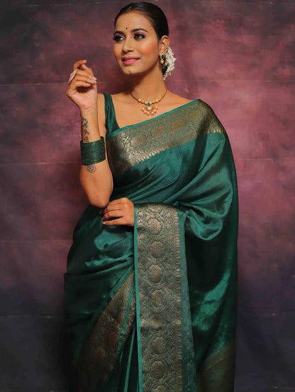 Premium Zari Border Silk Saree
