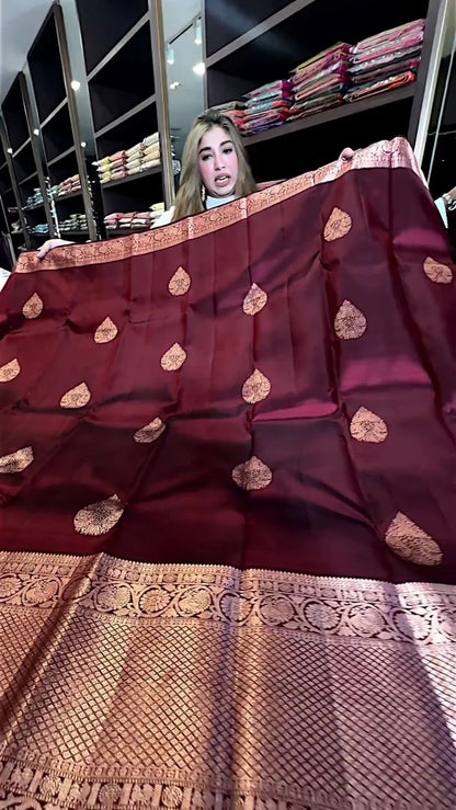 Abhaya Soft Silk Zari Sarees