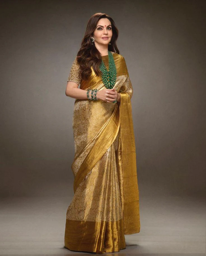 Pure Gold Kanjivaram Saree