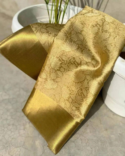 Pure Gold Kanjivaram Saree