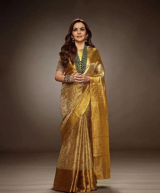 Pure Gold Kanjivaram Saree