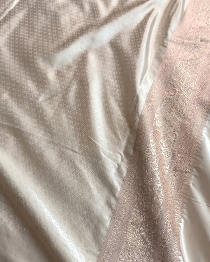 Mrinalini – Royal Red Silver Heritage Banarasi Saree