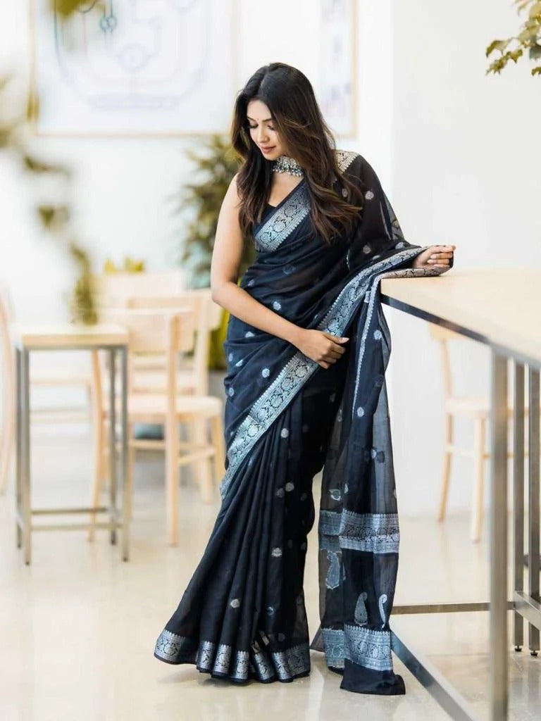Soft Organza Designer Saree