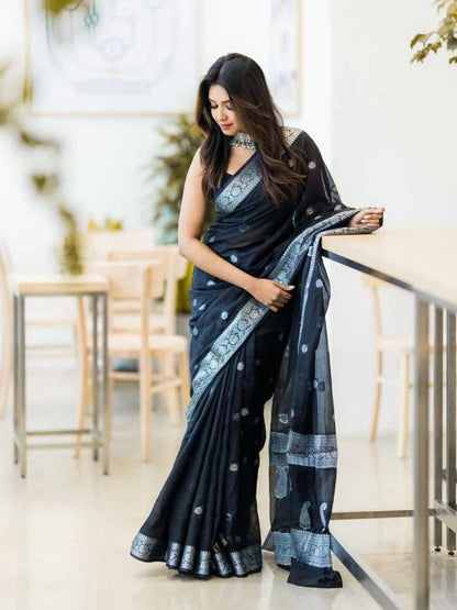 Soft Organza Designer Saree