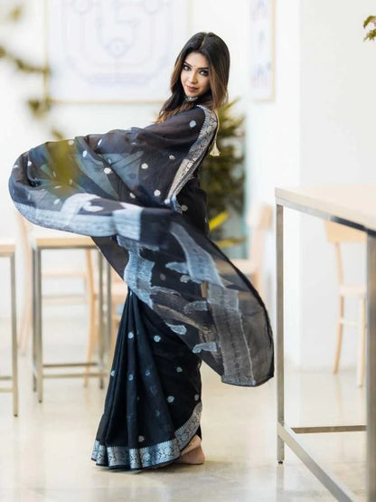 Soft Organza Designer Saree