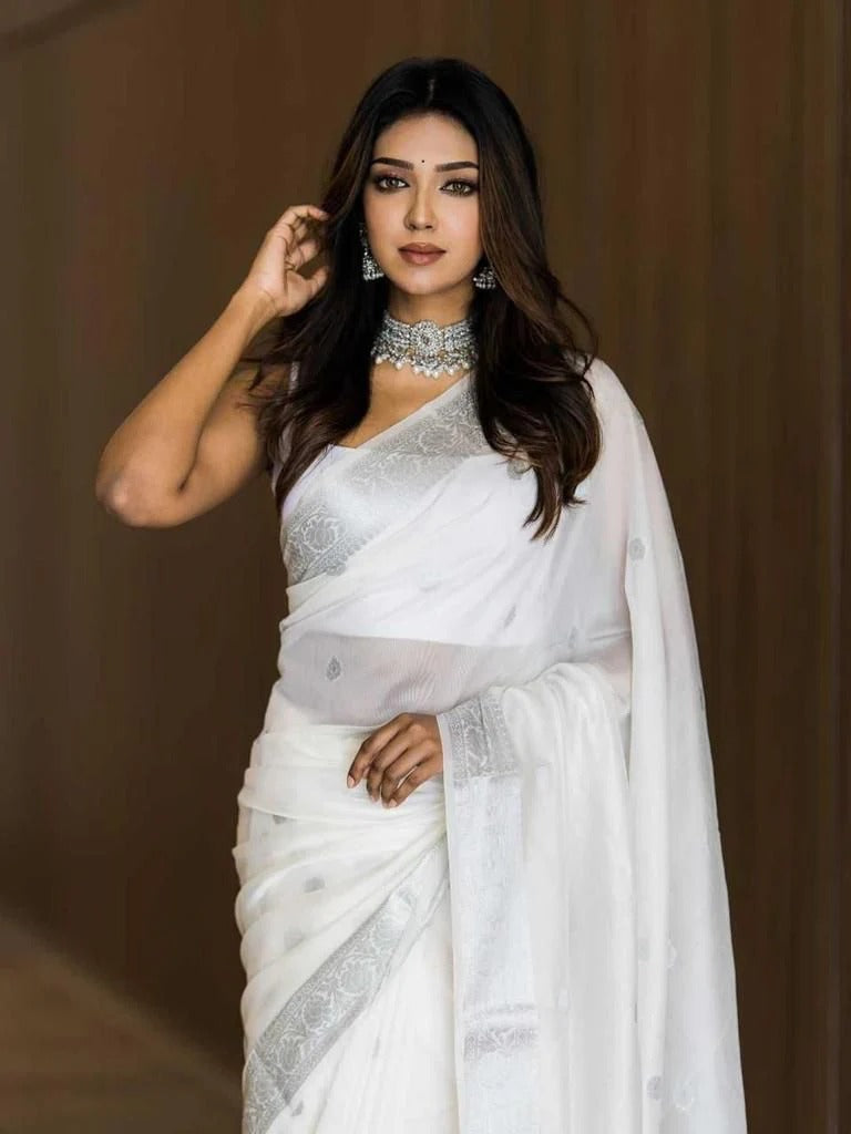 Soft Organza Designer Saree
