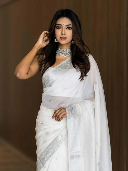 Soft Organza Designer Saree