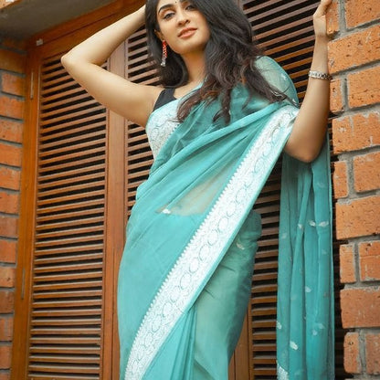 Soft Organza Designer Saree