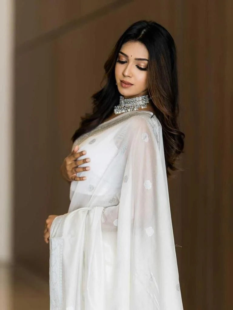 Soft Organza Designer Saree