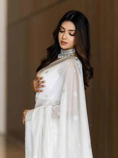 Soft Organza Designer Saree